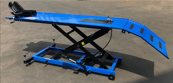 450kg बड़ा, मजबूत, भारी, हाइड्रोलिक एटीवी मोटरसाइकिल लिफ्ट टेबल